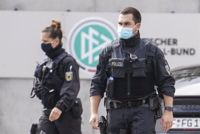 Agentes de la Policía alemana