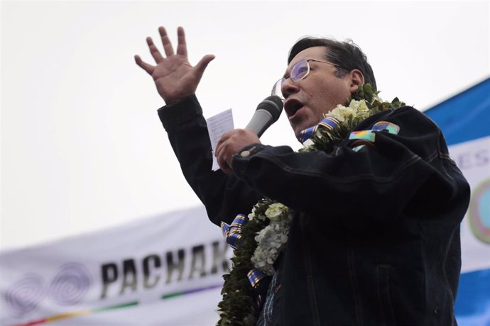 Luis Arce, candidato del MAS a la Presidencia de Bolivia