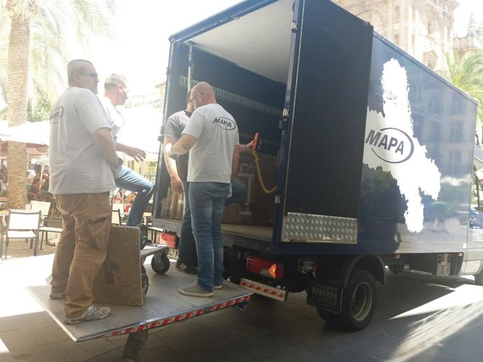 Llegada a Granada del legado de Lorca