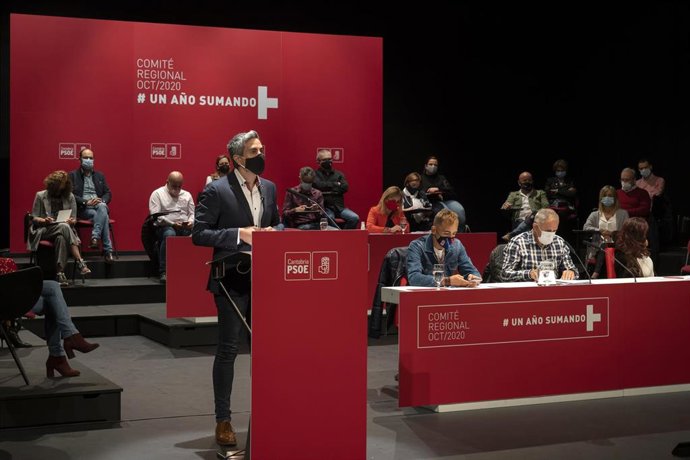 AMP.- Zuloaga reivindica que sin el PSOE los efectos de la pandemia en Cantabria y España hubieran sido "mucho peores"