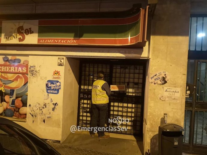 Uno de los establecimientos clausurados.