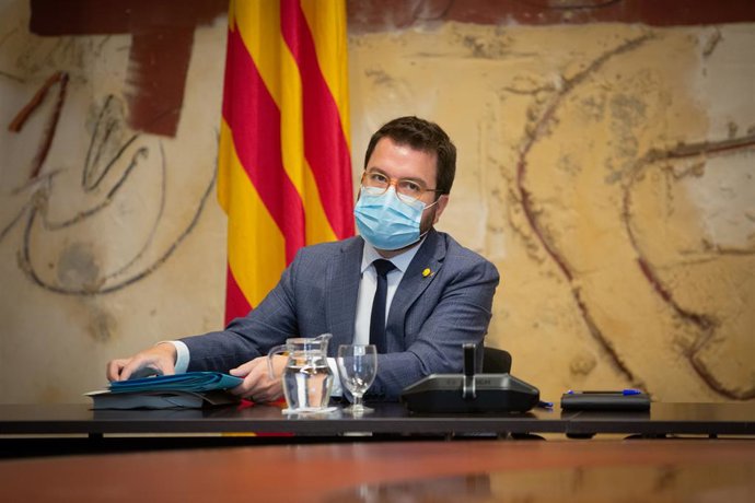 El vicepresident  en funcions de president, Pere Aragons.