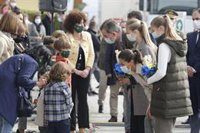 Somao exhibe su pasado indiano durante la visita de la Familia Real