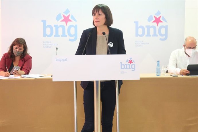 Ana Pontón interviene en la interparlamentaria del BNG celebrada en Teo