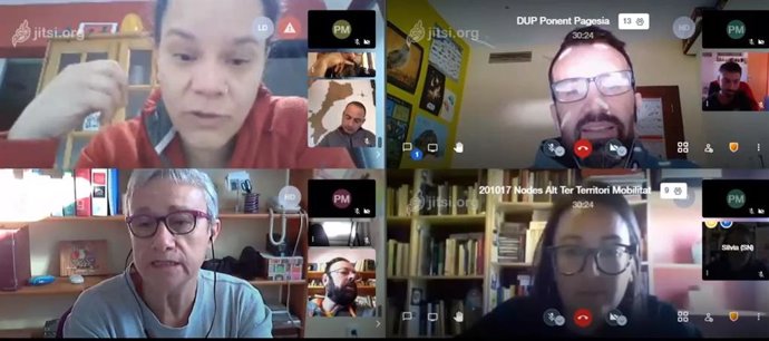 Intervención durante la jornada telemática 'Nodes', organizada por la CUP