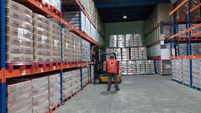 Málaga.- Cruz Roja distribuye más de 800.000 kilos de alimentos en Málaga