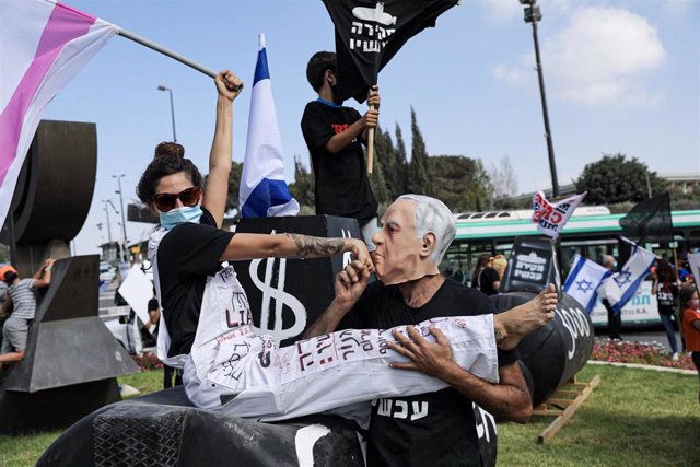 Protestas contra Netanyahu en Israel