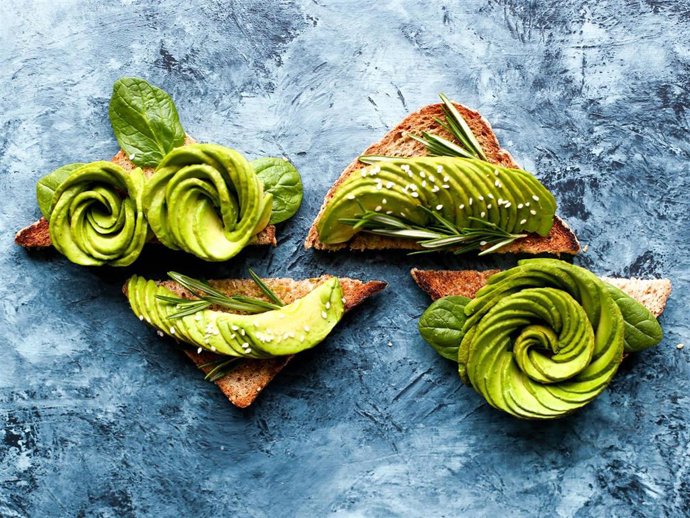 Tostadas con aguacate