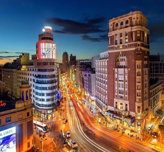 Gran Vía, Madrid.