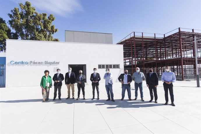 Visita a las obras en ejecucion de la ampliacion del Museo Casa Ibanez de la Ciudad de la Cultura de Olula del Río