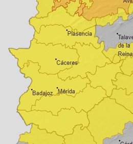 Avisos para el 20 de octubre en Extremadura