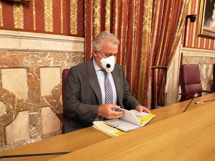 El portavoz adjunto de Ciudadanos en el Ayuntamiento de Sevilla, Miguel Ángel Aumesquet, en una imagen de archivo.