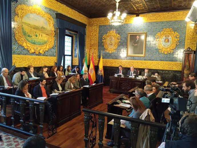 Plenon del Ayuntamiento de Algeciras (Foto de archivo).