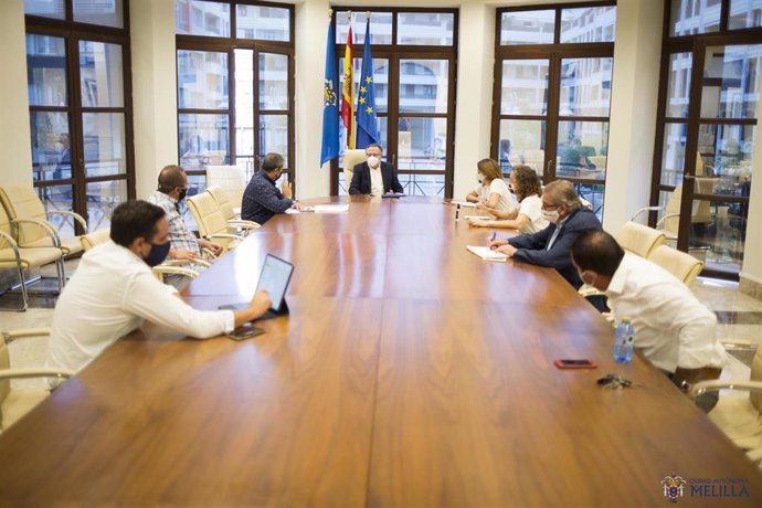 Foto de archivo de una reciente reunión del Gobierno de Melilla