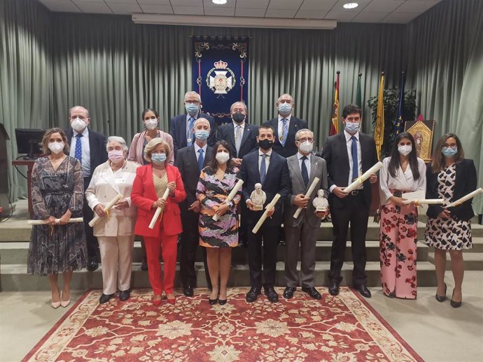 Entrega de los premios San Lucas 2020 del Colegio de Médicos de Sevilla.