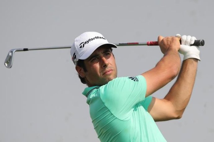 El golfista español Adrián Otaegui