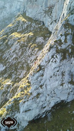 Rescate de montaña en Ponga.