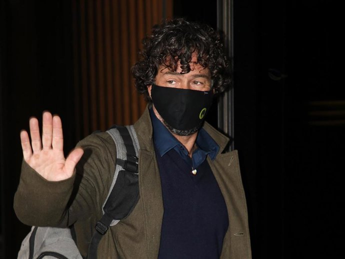 Nacho Palau, a su llegada a los Juzgados de Pozuelo