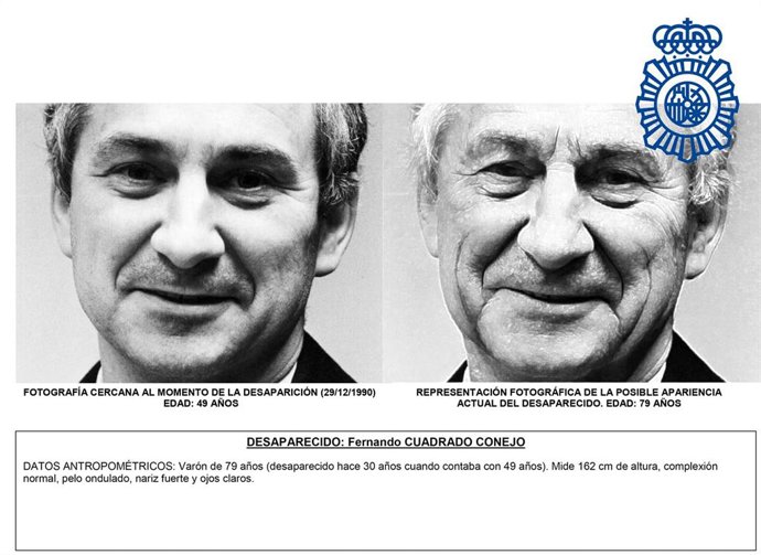"La Policía Nacional Solicita Colaboración Para Localizar A Una Persona Desaparecida Hace 30 Años"