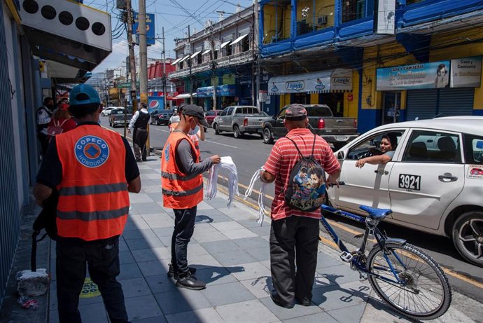 Medidas de prevención contra el coronavirus en San Pedro Sula
