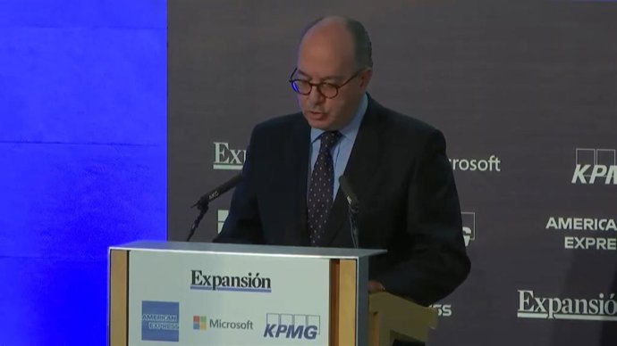 Presidente de la AEB, José María Roldán, en el XI Encuentro Sector Financiero de KPMG y Expansión