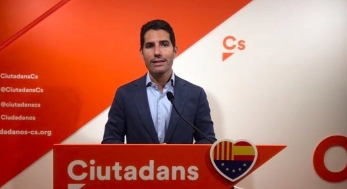 El diputado de Cs en el Parlament Nacho Martín Blanco