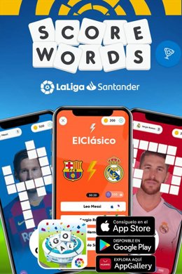 LaLiga lanza Score Words, un nuevo juego de palabras para los aficionados al fútbol
