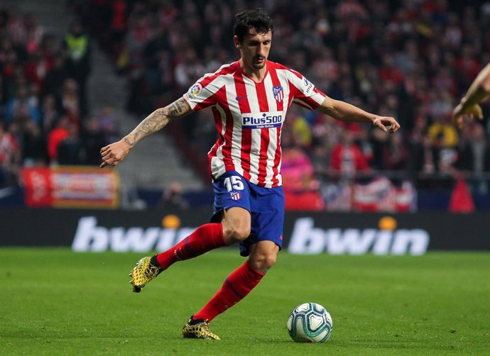 Stefan Savic con el Atlético de Madrid