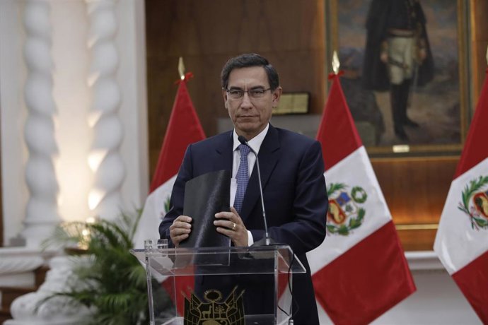 El presidente de Perú, Martín Vizcarra.