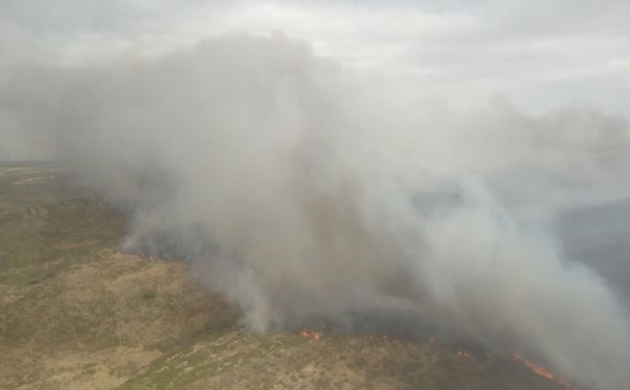 Incendio en Carbajosa de Alba.