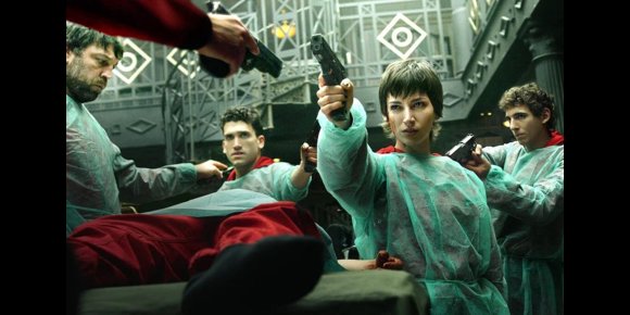6. Filtradas fotos de la temporada 5 de La Casa de Papel que revelan el cambio de líder en la banda