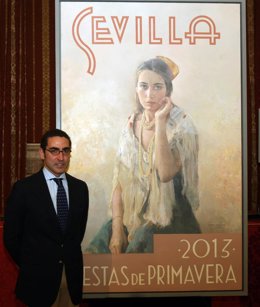 Chema Rodríguez, autor del cartel de las Fiestas de Primavera de Sevilla 2013