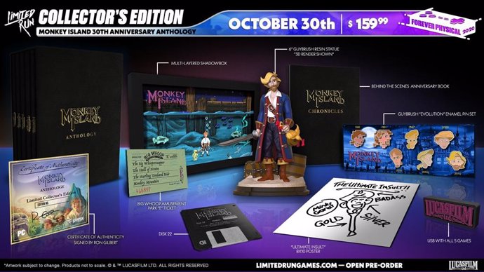 Monkey Island celebra su 30 aniversario con una colección especial para PC de su