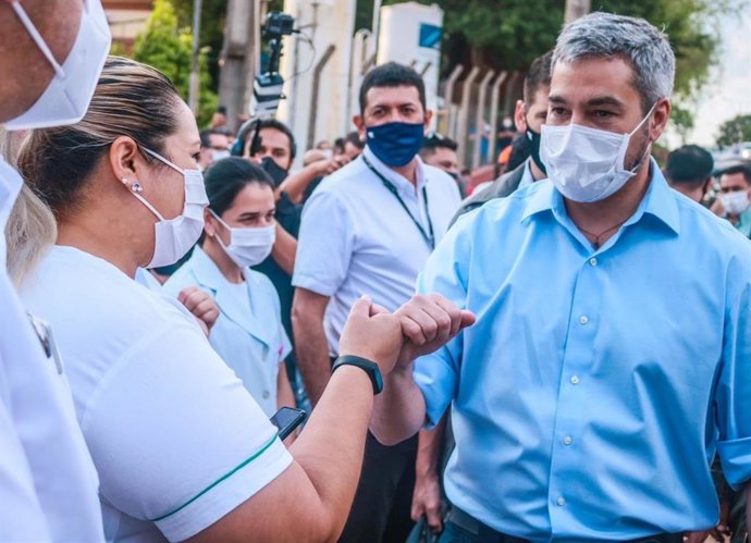 Mario Abdo Benítez, presidente de Paraguay
