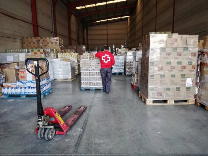 Almería.-Cvirus.-Cruz Roja entregará 538 toneladas de alimentos a personas vulne