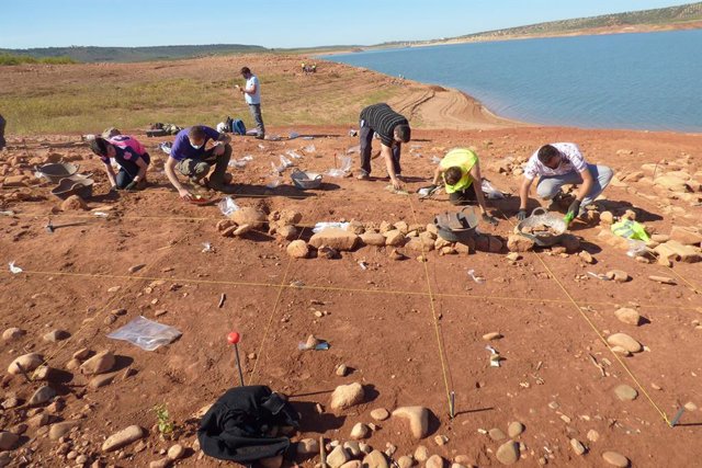 Identifican una villa romana y varios asentamientos íberos en el entorno del embalse del Giribaile, en Rus (Jaén) Excavación arqueológica en el entorno del Giribaile, en Rus.