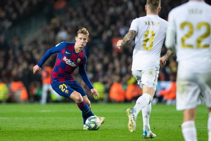 BARCELONA, SAPIN, 18 december 2019; Frenkie de Jong of FC Barcelona during la Liga match el clasico against Real Madrid