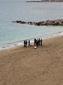 Cadáver hallado en una playa de Ceuta