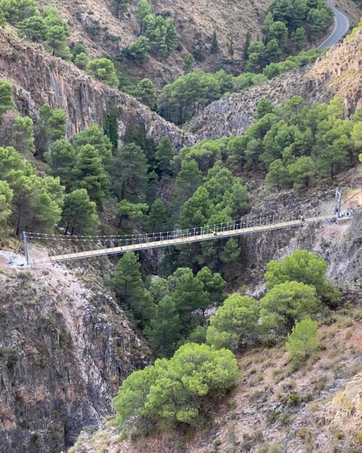 La Gran Senda de se enriquece con uno de los puentes más grandes de España en espacios naturales