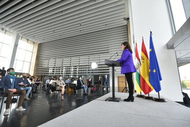 La preidenta del Gobierno, Concha Andreu