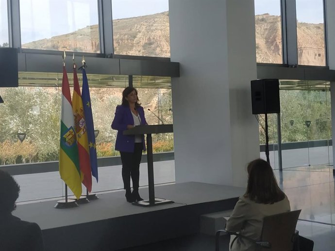 La presidenta del Govern de La Rioja, Concha Andreu