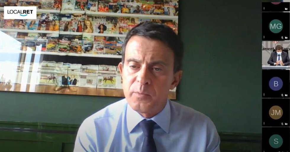 El líder del grupo municipal BCNCanvi en el Ayuntamiento de Barcelona, Manuel Valls.
