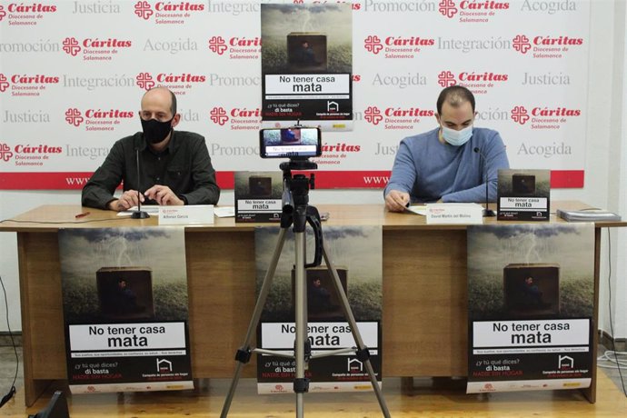 Presentación Telemática De La Campaña De Personas Sin Hogar De Cáritas Salamanca.