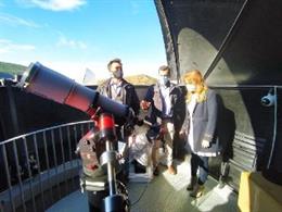 La consejera de Ciencia, Maru Díaz, ha visitado el Observatorio de Javalambre.