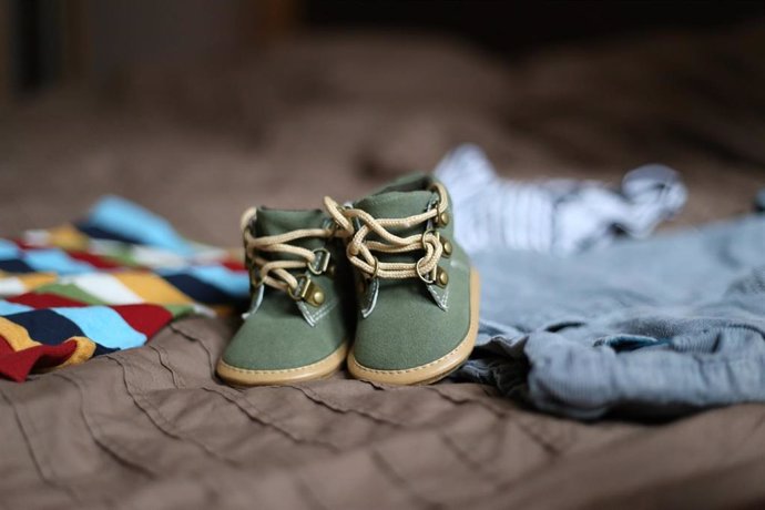 Zapatos de bebé, niño, nacimiento, hijo, hijos, familia