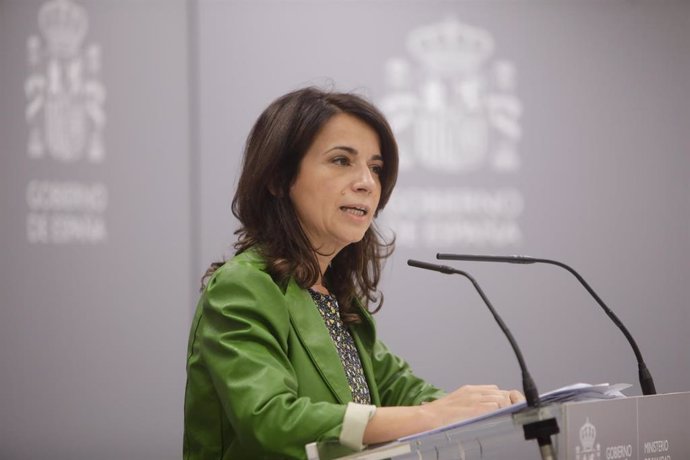 La Secretaria de Estado de Sanidad, Silvia Calzón, ofrece una rueda de prensa para informar del seguimiento de la pandemia del Covid-19, en el Ministerio de Sanidad, en Madrid (España) a 24 de septiembre de 2020.