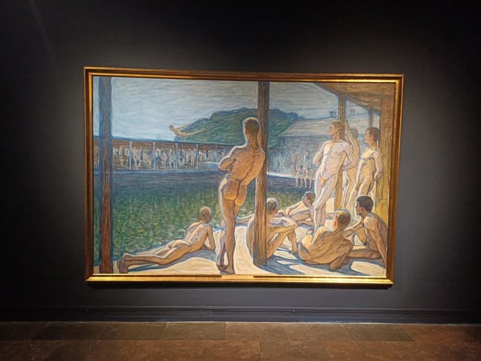 La obra de Eugne Fredrik Jansson 'Flotans Badhus' (1907) en el IVAM