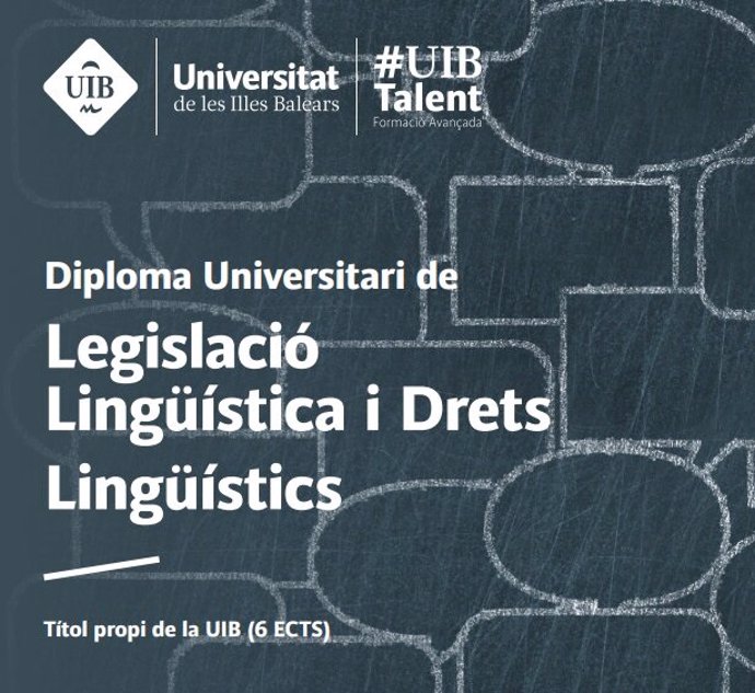El diploma sobre legislación y derechos lingüísticos de la UIB.