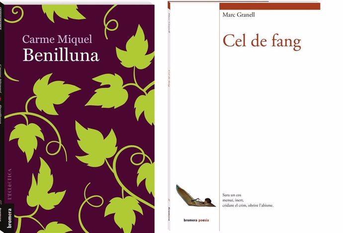 La novela póstuma de Carme Miquel, 'Benilluna', y el nuevo poemario de Marc Granell, 'Cel de fang', protagonizan la oferta de Edicions Bromera del otoño de 2020