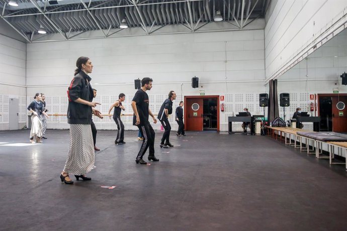 Components de l'equip artístic del Ballet Nacional d'Espanya.